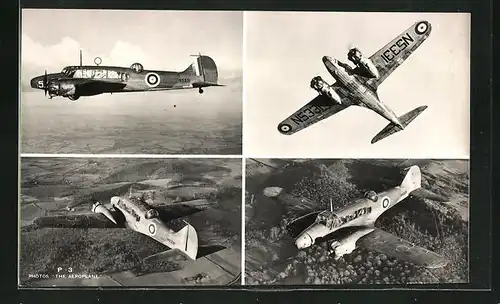 AK Ansichten eines Kampfflugzeuges der Royal Air Force, P 3