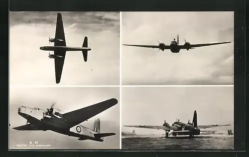 AK Bomber der RAF, verschiedene Ansichten