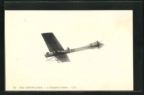AK L`Aéroplane Latham, Flugzeug von Latham