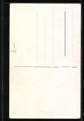 Künstler-AK Bremen, Rotesand-Leuchtturm vor der Wesermündung