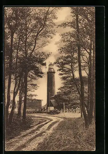 AK Darss, Leuchtturm auf Darsser Ort