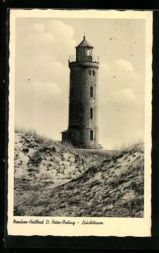 AK St. Peter-Ording, Leuchtturm in den Dünen