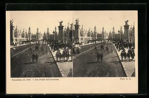 Stereo-AK Exposition de 1900, Les Palais des Invalides