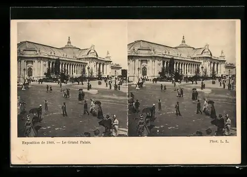 Stereo-AK Exposition de 1900, Le Grand Palais
