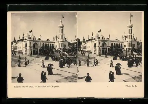 Stereo-AK Exposition de 1900, Pavillon de l`Algérie