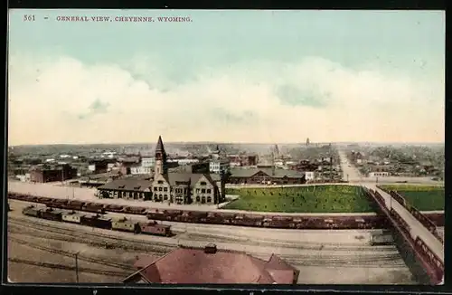 AK Cheyenne, WY, General View