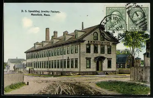 AK Mansfield, MA, D. S. Spaulding Jewelry Factory