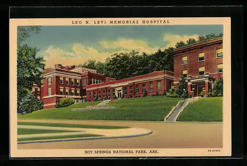 AK Hot Springs, AR, Leo N. Levi Memorial Hospital, Hot Springs National Park
