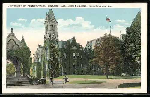 AK Philadelphia, PA, University of Pennsylvania, College Hall, Main Building