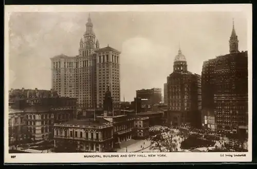 AK New York, NY, Municipal Building and City Hall