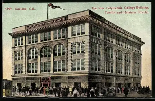 AK Oakland, CA, The New Polytechnic College Building, Twelfth and Harrison Streets