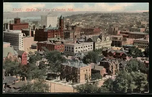 AK Omaha, NE, Bird`s Eye View