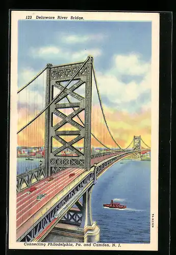 AK Camden, NJ, Delaware River Bridge, Connecting Philadelphia and Camden