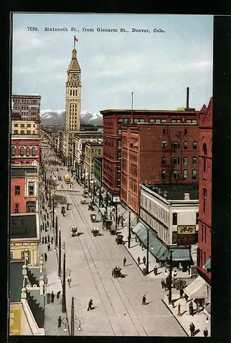 AK Denver, CO, Sixteenth St., from Glenarm St.