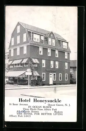 AK Ocean Grove, NJ, Hotel Honeysuckle, 16 Surf Avenue