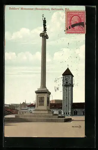 AK Baltimore, MD, Soldiers Monument (Revolution)