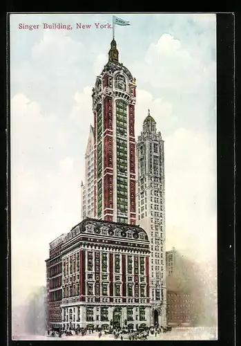AK New York, NY, the Singer Building