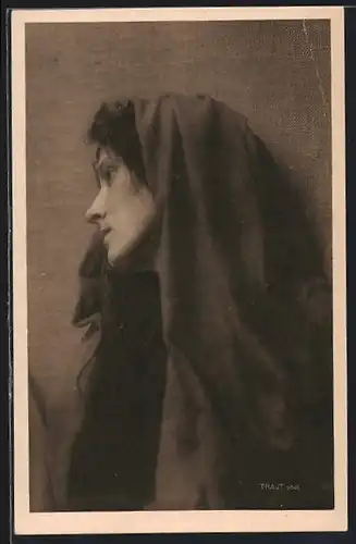 AK Passionsspiele Oberammergau 1922, Maria, Marta Veit