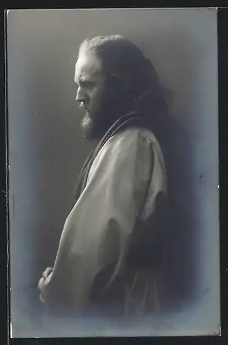 AK Passionsspiele Oberammergau 1910, Jesus, Anton Lang