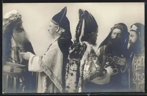 AK Passionsspiele Oberammergau 1910, Priester und Pharisäer