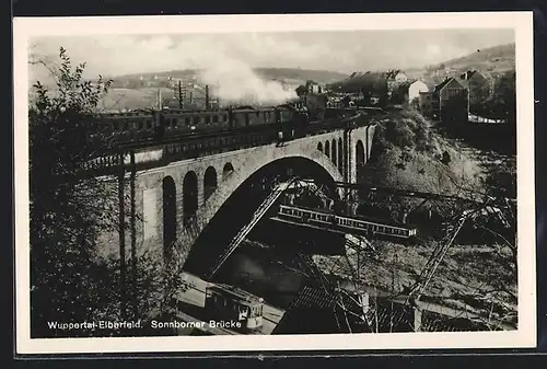 AK Wuppertal-Elberfeld, Sonnborner Brücke