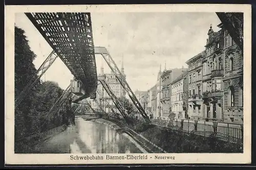 AK Schwebebahn Barmen-Elberfeld, Neuerweg