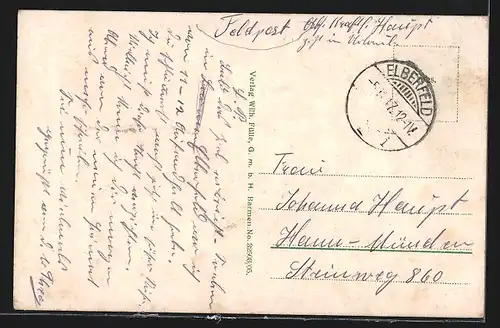 AK Elberfeld, Schwebebahn am Döppersberg