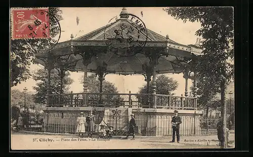 AK Clichy, Place des Fetes, le Kiosque