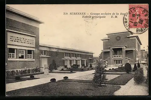 AK Suresnes, Groupe scolaire de la Rue ..., Entree principale