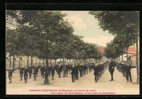 AK Rueil, Institution Saint-Nicolas de Buzenval, Une Lecon de Gymnastique
