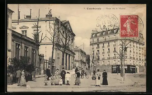 AK Courbevoie, Place de la Mairie
