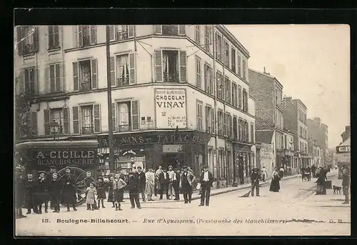AK Boulogne-Billoncourt, Rue d'Aguesseau