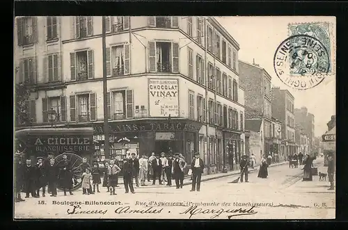 AK Boulogne-Billoncourt, Rue d'Aguesseau