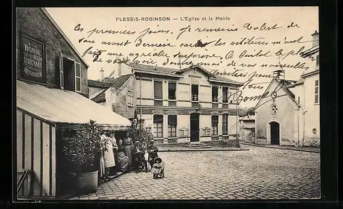 AK Plessis-Robinson, L`Eglise et la Mairie