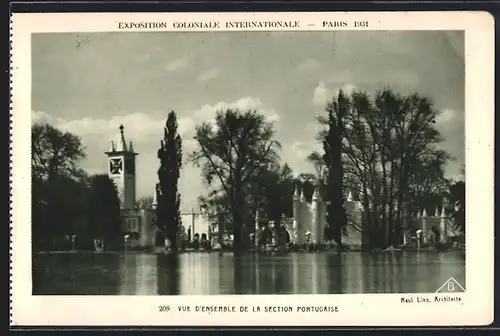 AK Paris, Exposition coloniale internationale 1931, Vue d`Ensemble de la Section Portugaise