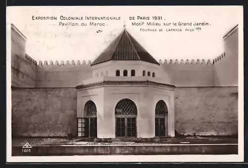 AK Paris, Exposition coloniale internationale 1931, Pavillon du Maroc