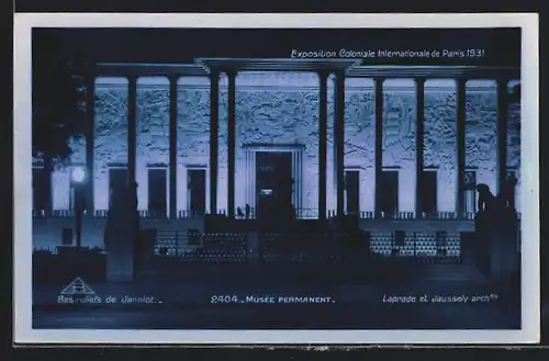 AK Paris, Exposition coloniale internationale 1931, Musée permanent, Laprade et Jaussely arches