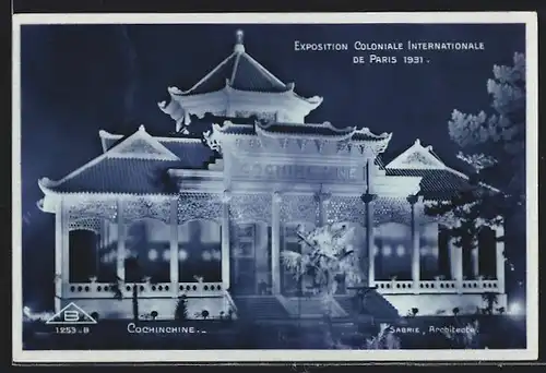 AK Paris, Exposition Coloniale Internationale 1931, Cochinchine