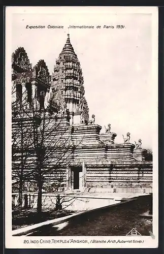 AK Paris, Exposition coloniale internationale 1931, Indo-Chine, Temple d`Angkor