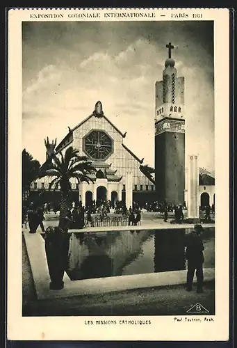 AK Paris, Exposition coloniale internationale 1931, Les missions catholiques