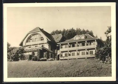 AK Oberrieden, Blick auf Erholungsheim Bergli