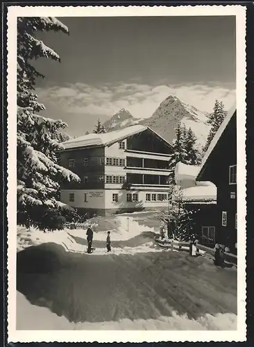 AK Arosa, Hotel Hubelsee im Winter