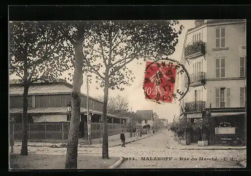 AK Malakoff, Rue du Marché