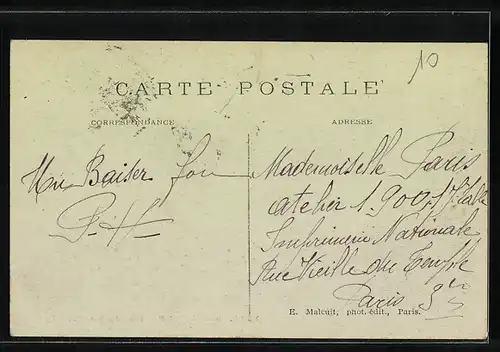 AK Malakoff, Rue du Marché