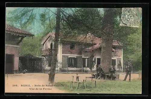 AK Rueil, Bois de Saint-Cucufa, Vue de la Ferme
