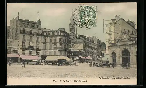 AK Saint-Cloud, Place de la Gare