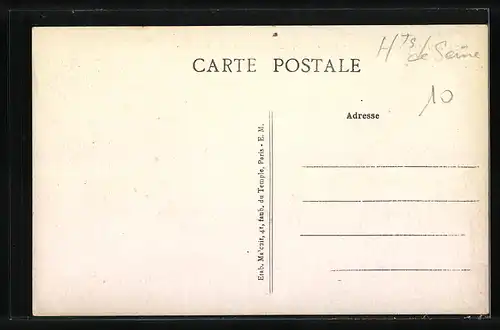 AK Sceaux, la carrefour de la rue Houdan, des automobiles stationnées, une grande publicité pour Byrrh