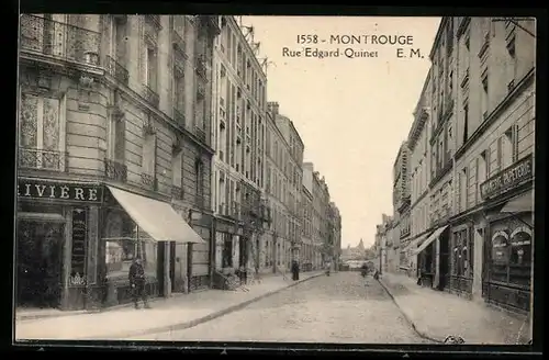 AK Montrouge, Rue Edgard-Quinet
