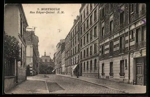 AK Montrouge, Rue Edgar-Quinet