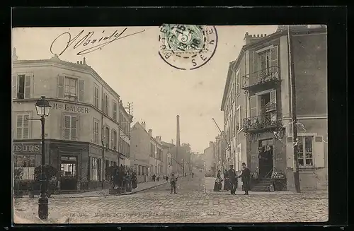 AK Puteaux, Montee de la Gare, Rue de la République